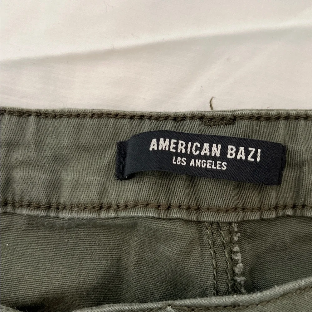 American Bazi Olive Green Cargo Pants - Utility Fit